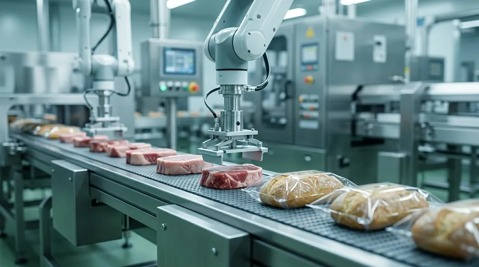 Agroalimentaire — ligne de production et conditionnement alimentaire