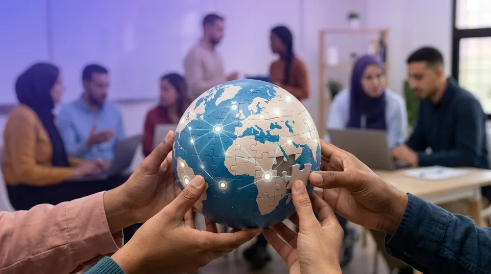 Associations et formation — équipe réunie autour d'un projet collectif