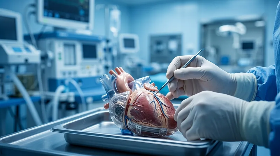 Santé et services — bloc médical équipé et professionnels de santé